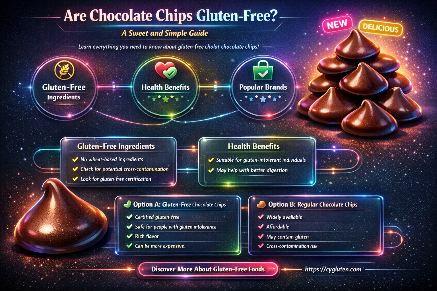 are choc chips gluten free