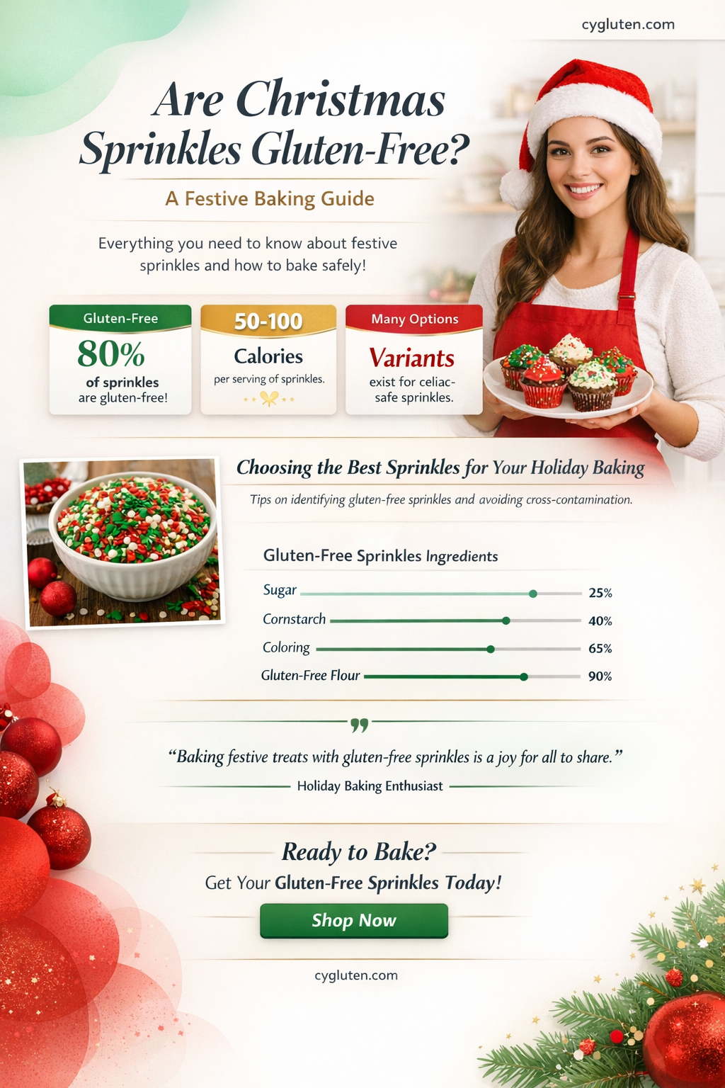 are christmas sprinkles gluten free