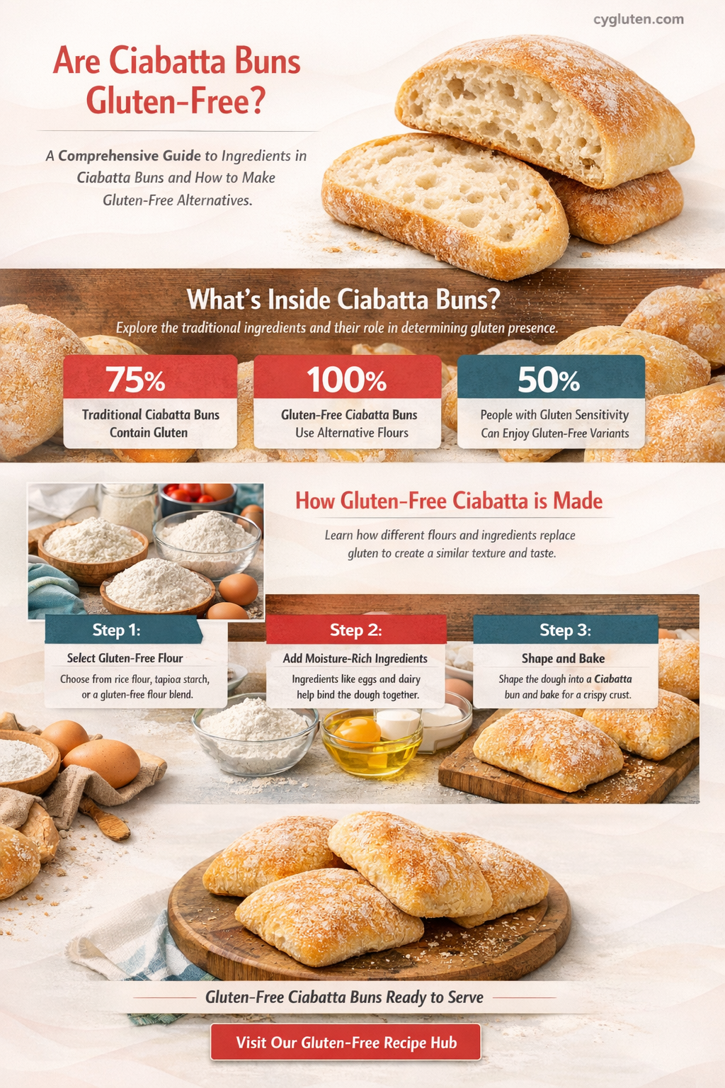 are ciabatta buns gluten free