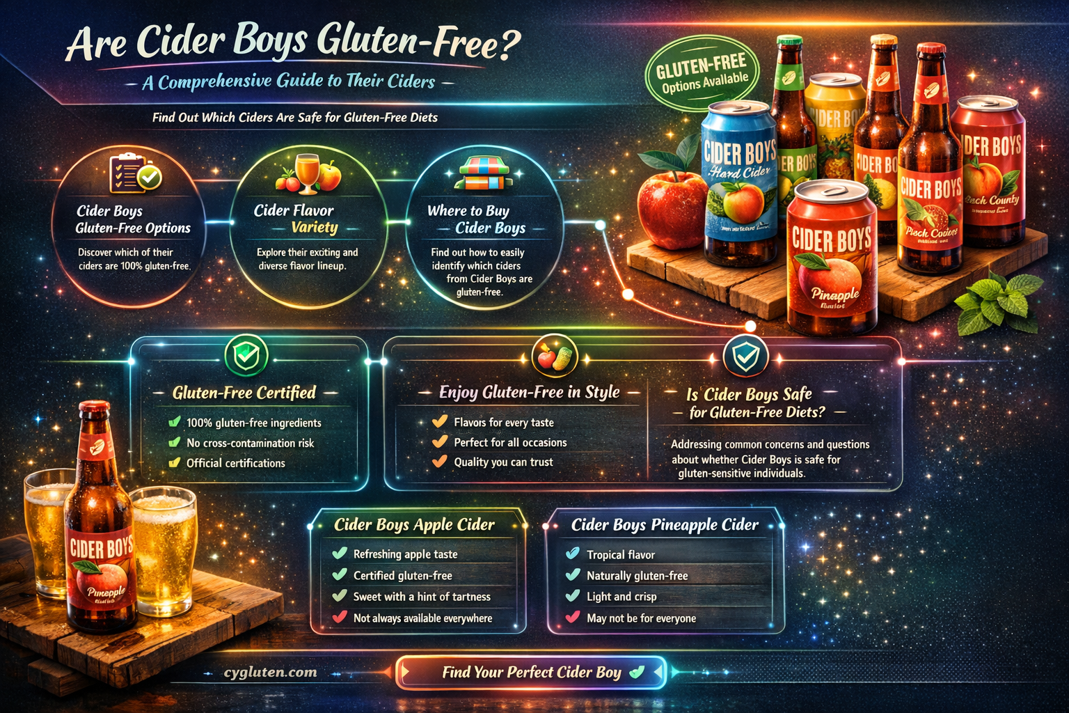 are cider boys gluten free