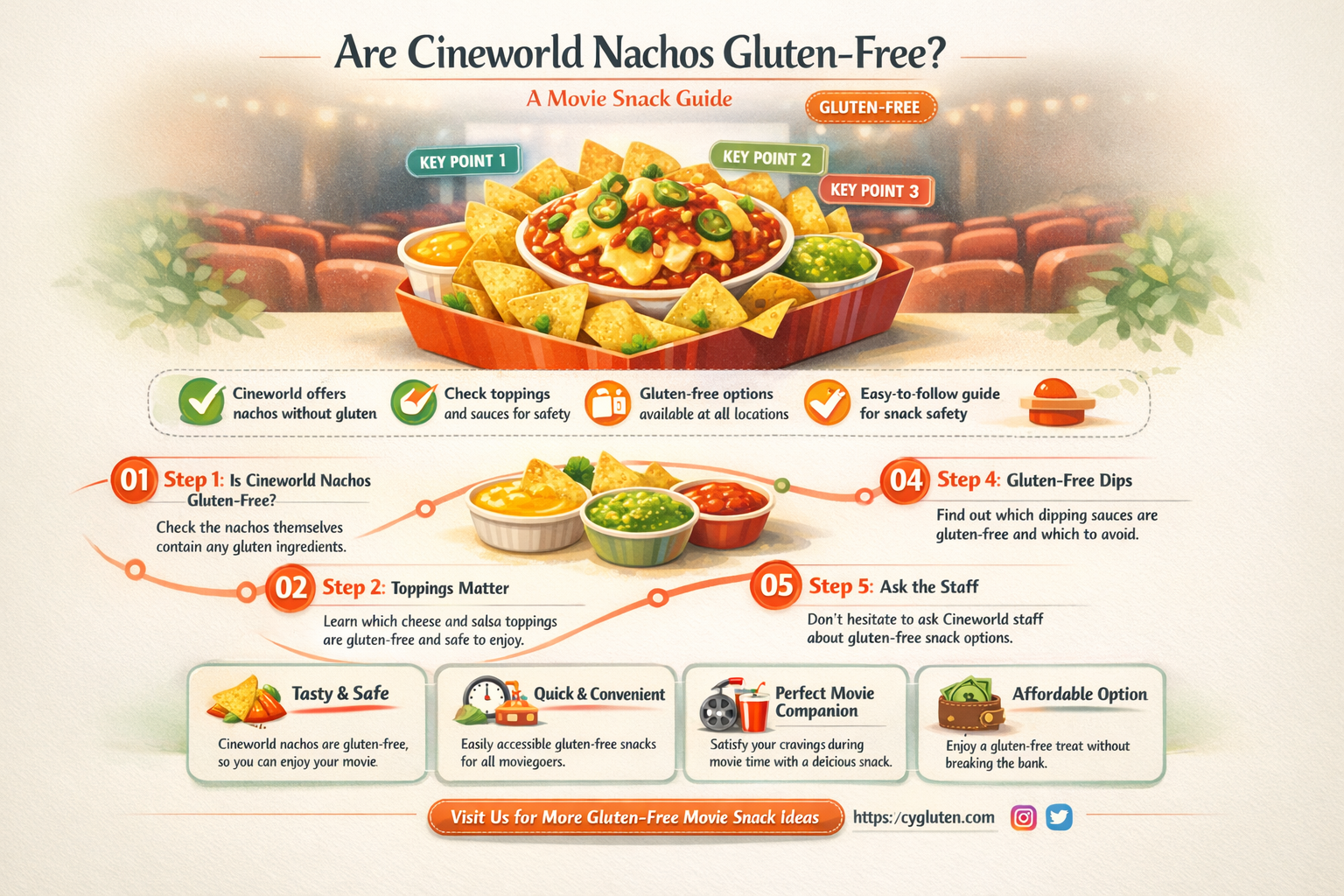 are cineworld nachos gluten free