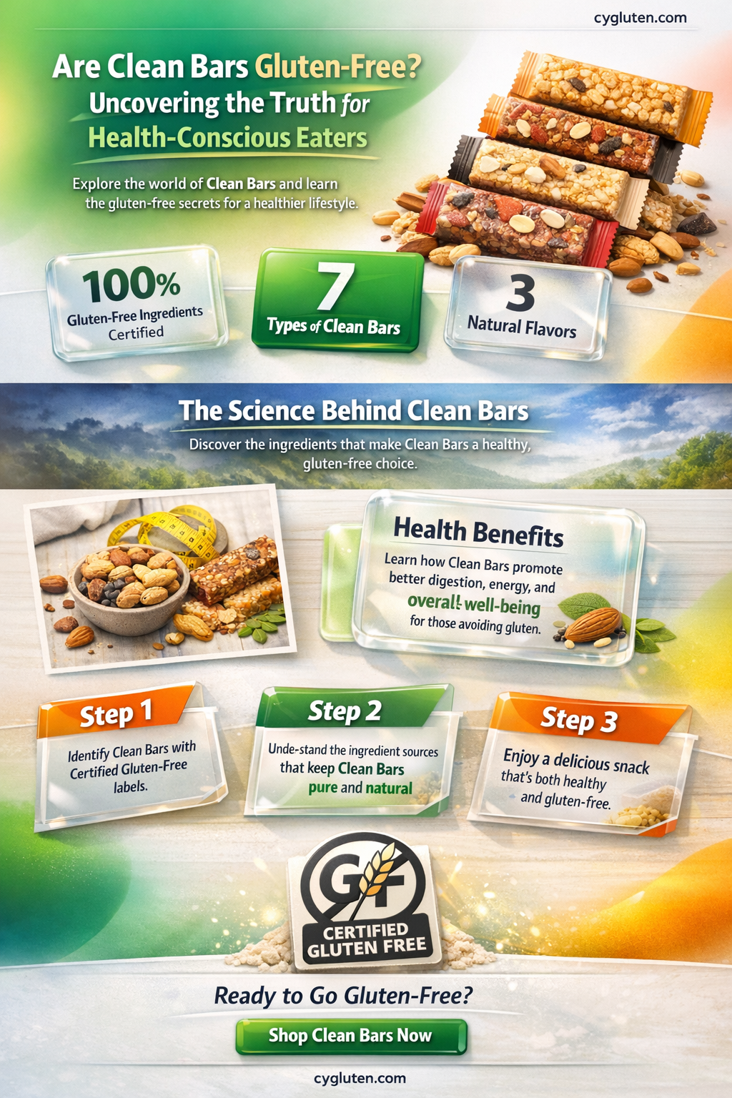 are clean bars gluten free