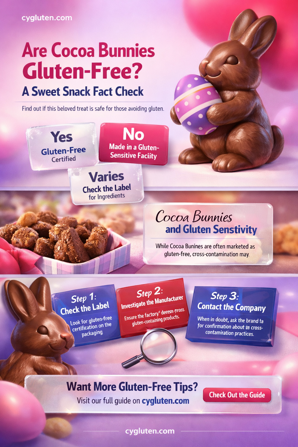 are cocoa bunnies gluten free