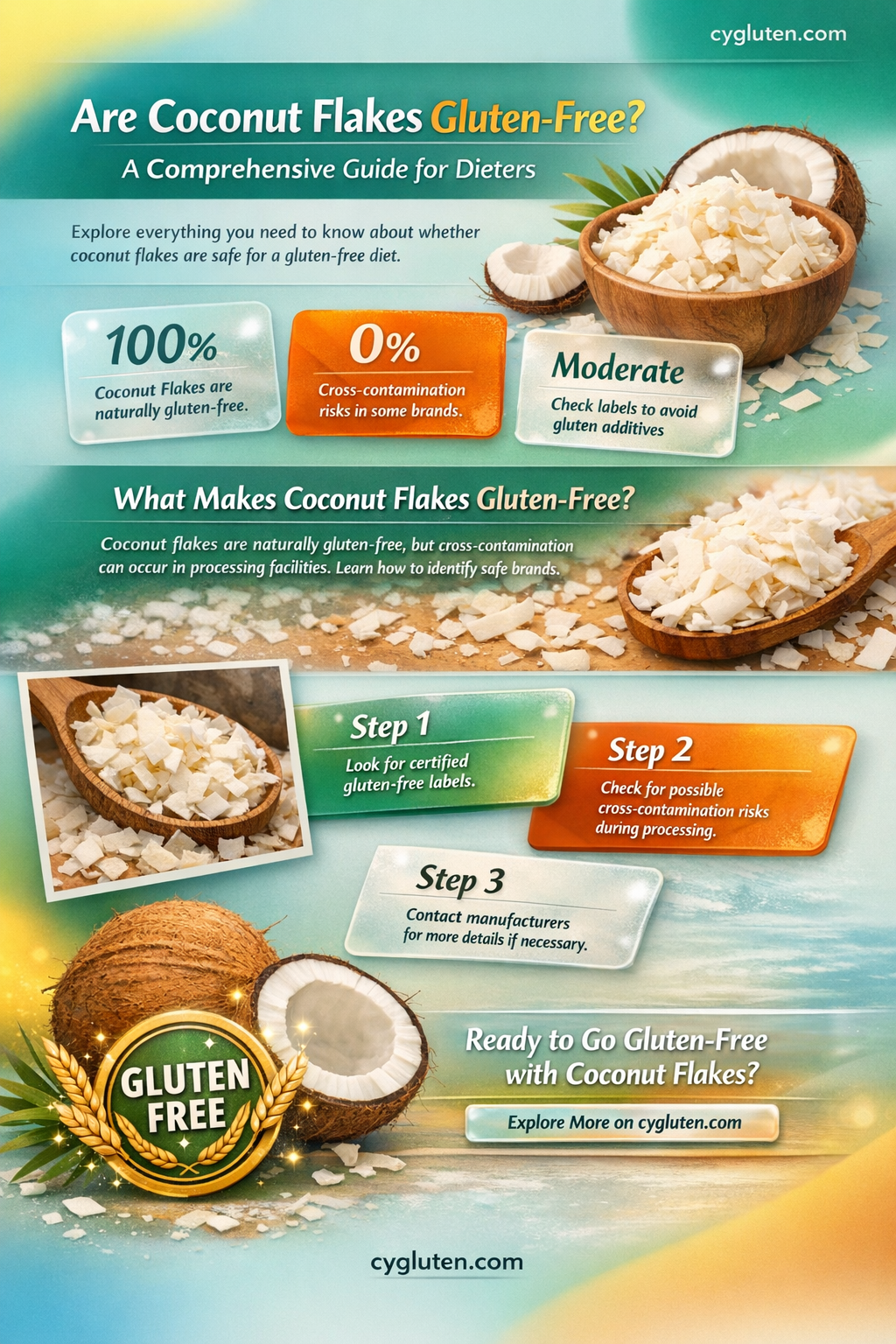 are coconut flakes gluten free