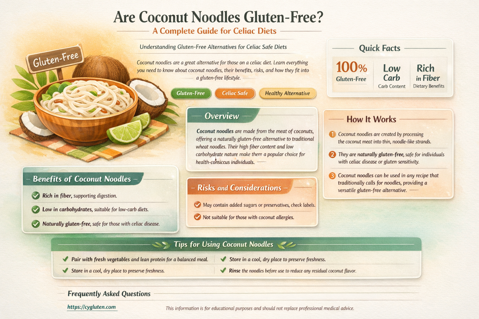 are coconut noodles gluten free