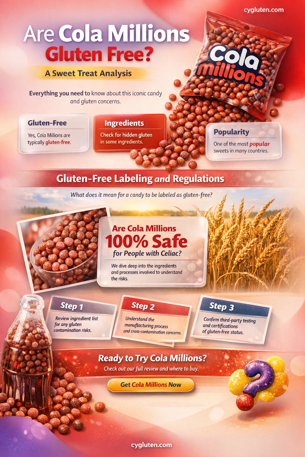 are cola millions gluten free