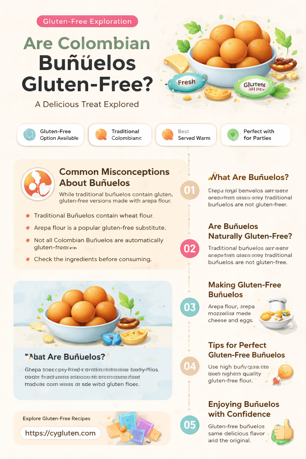 are colombian bunuellos gluten free