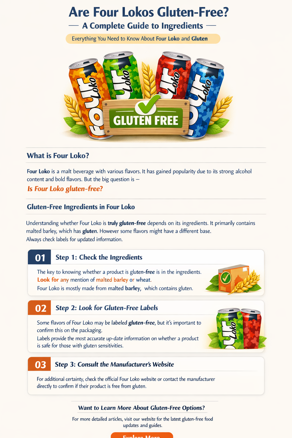 are 4 lokos gluten free