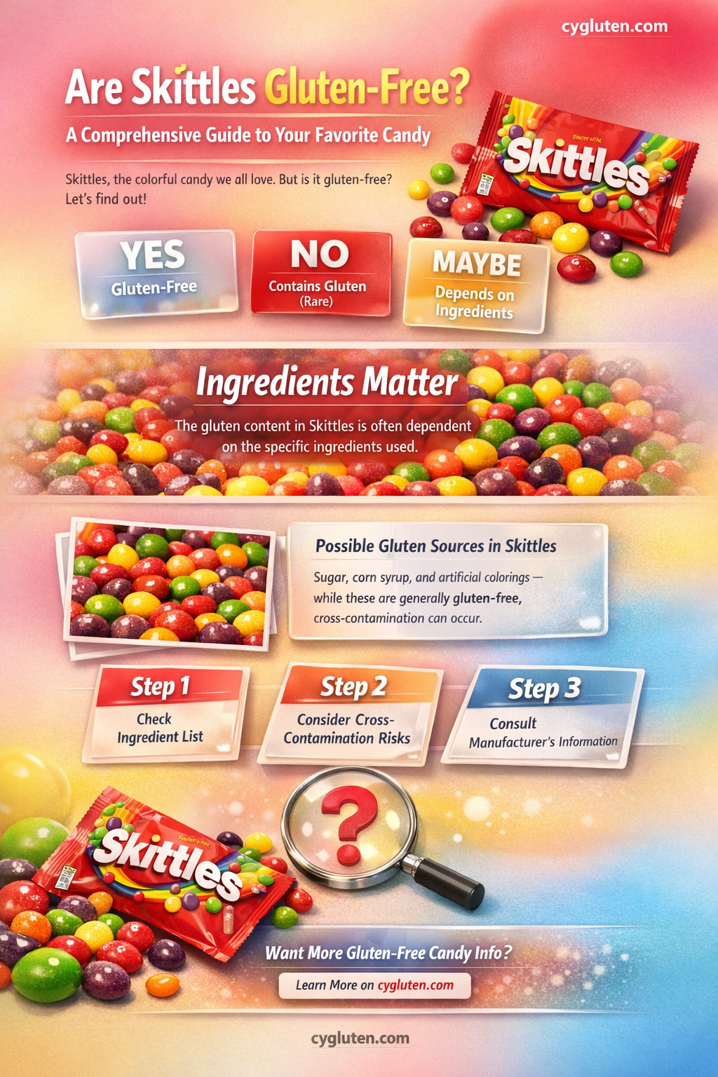 are all skittles gluten free