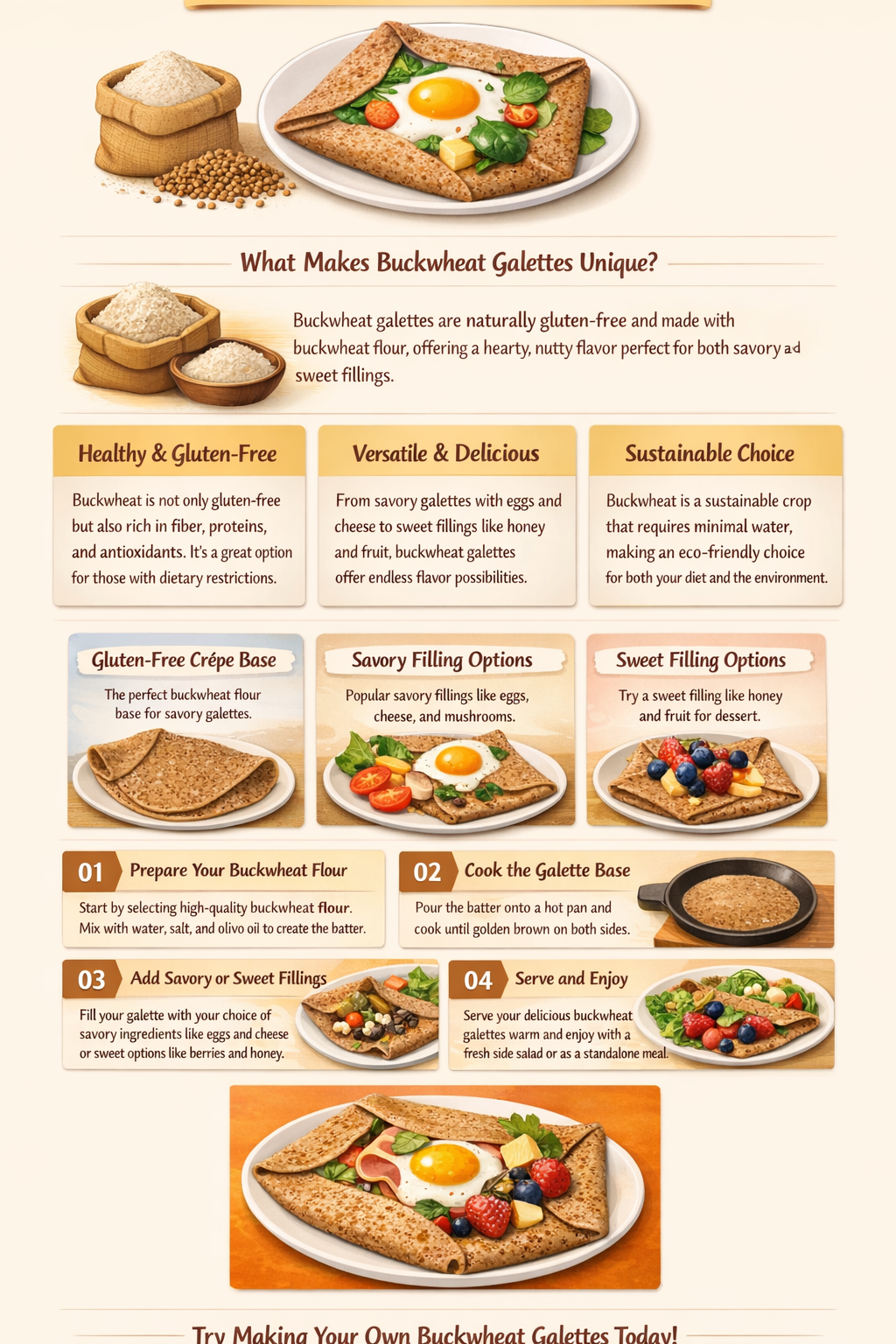 are buckwheat galettes gluten free