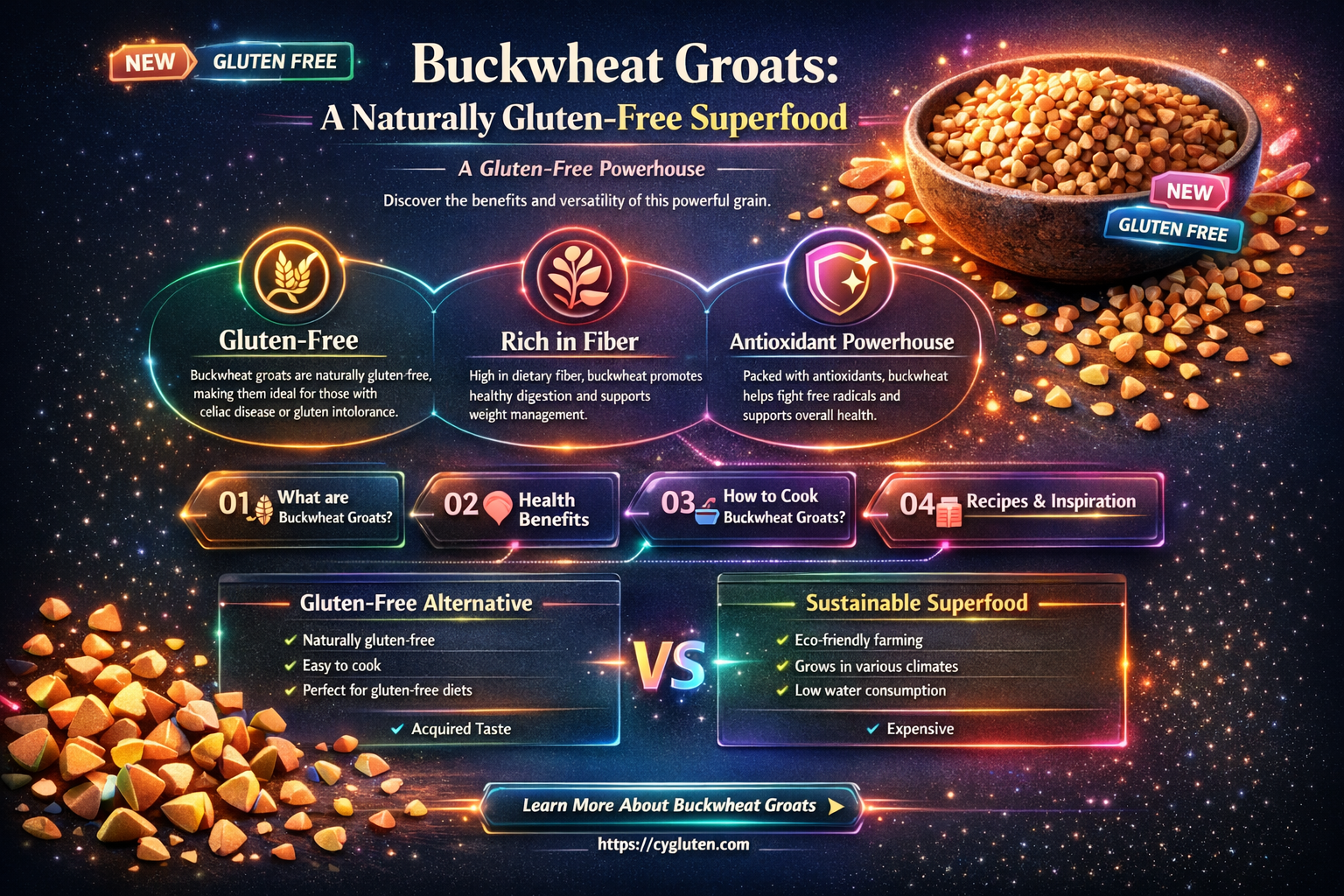 are buckwheat groats gluten free