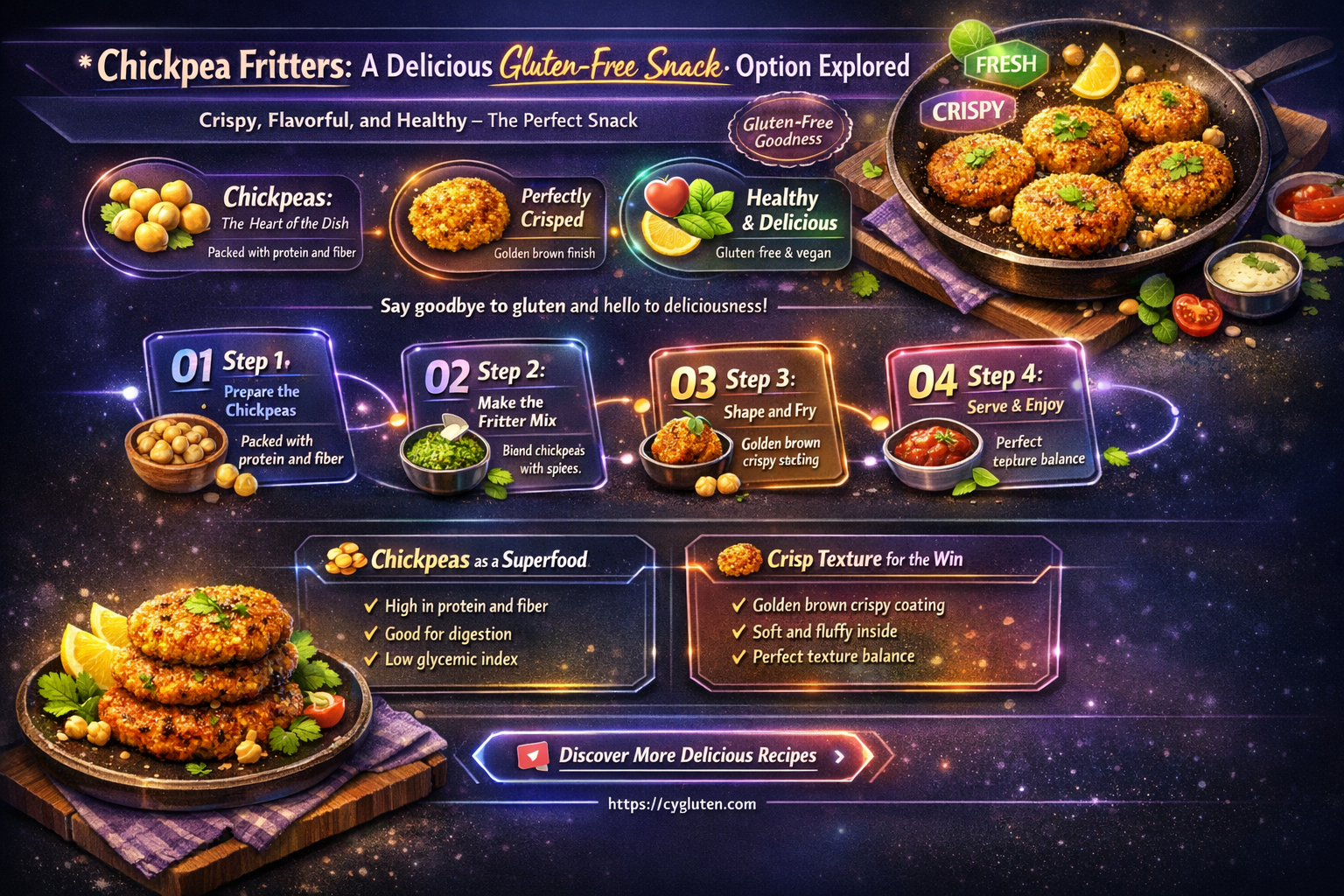 are chickpea fritters gluten free