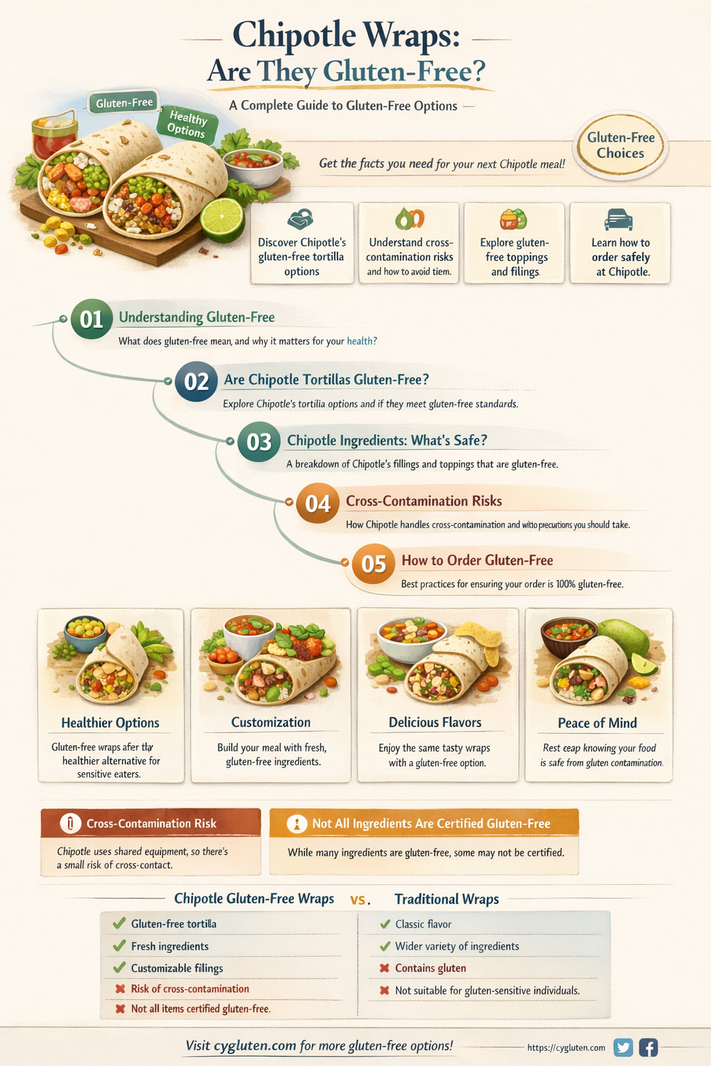 are chipotle wraps gluten free
