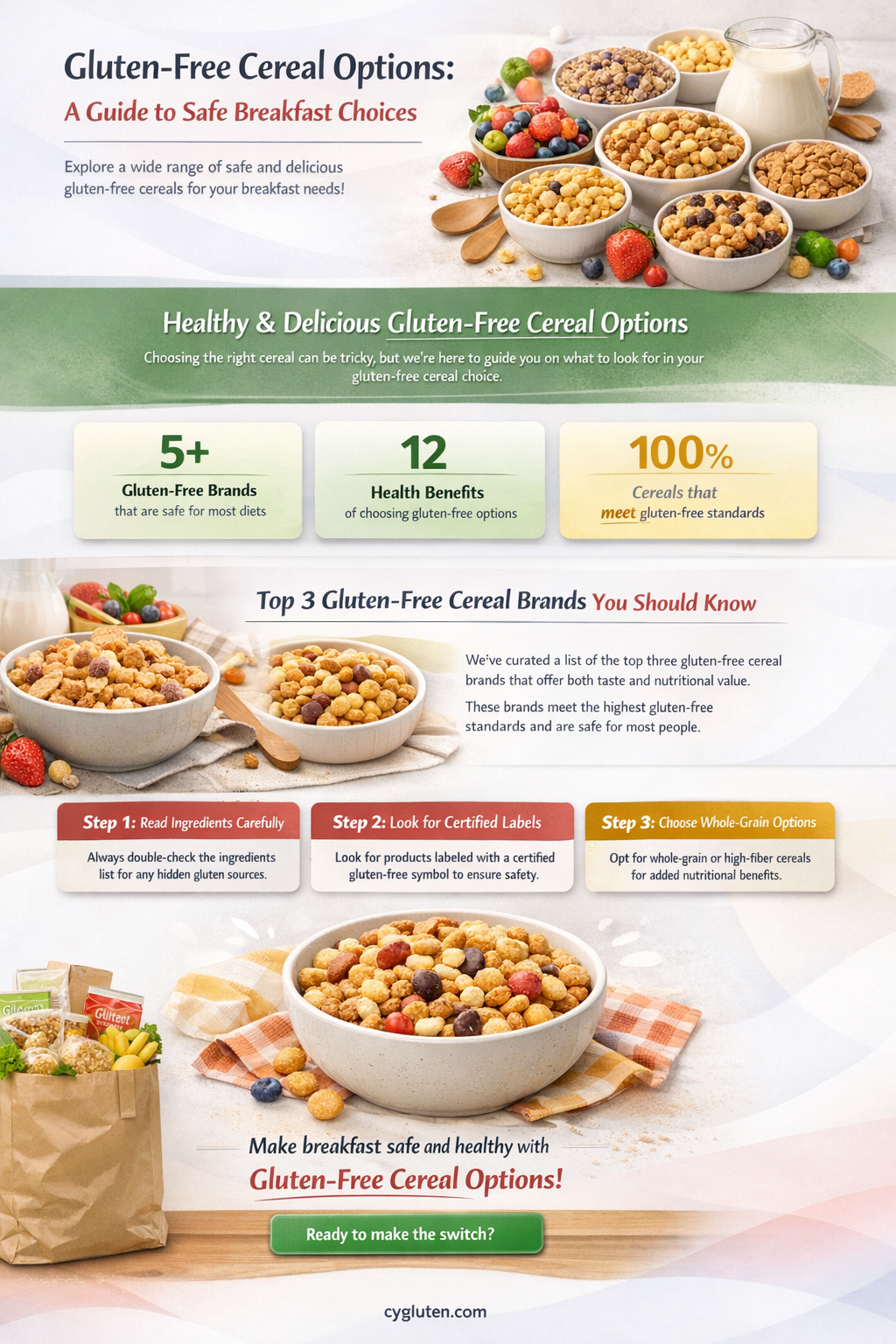 are any cereals gluten free