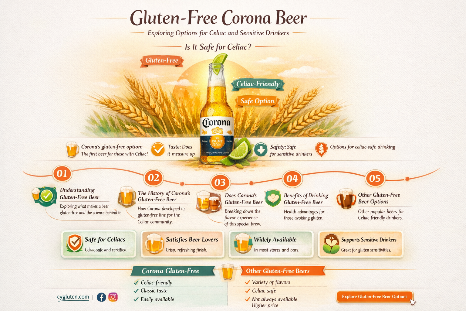 are any coronas gluten free