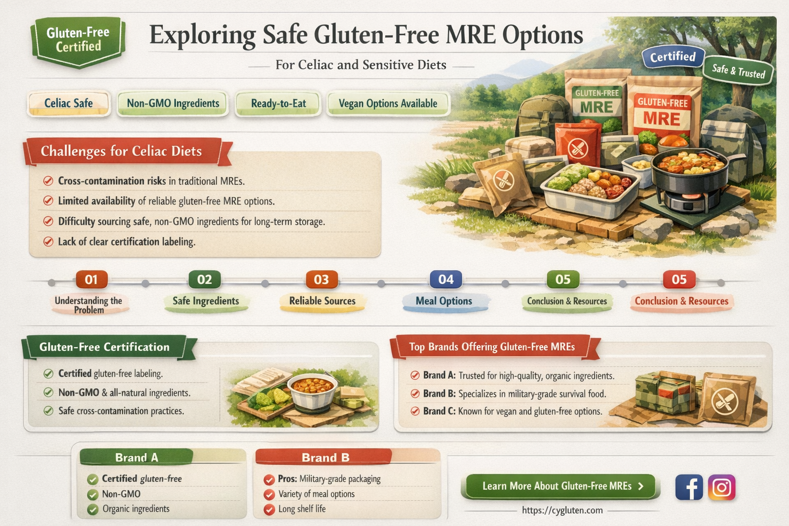 are any mres gluten free