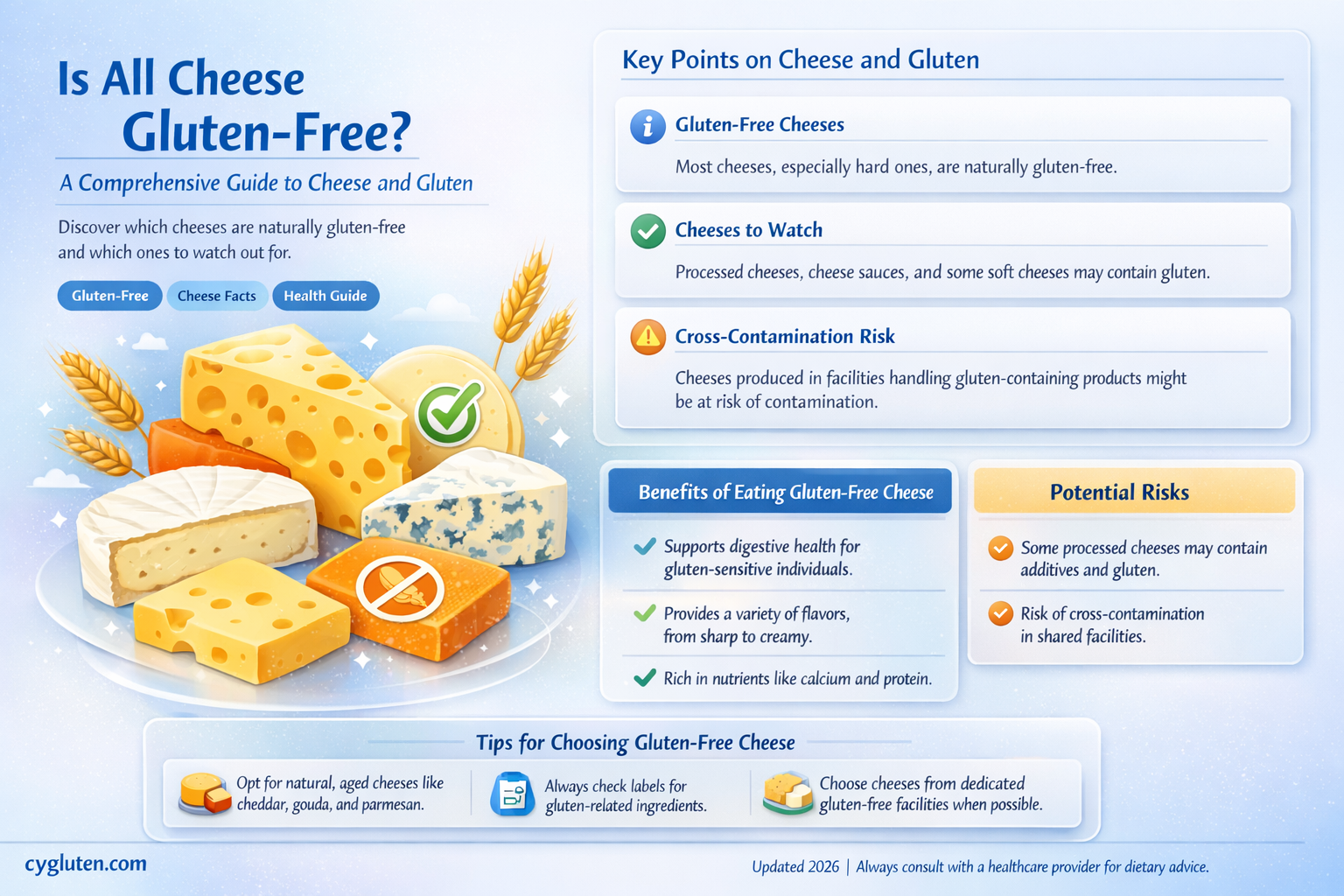 are all cheese gluten free
