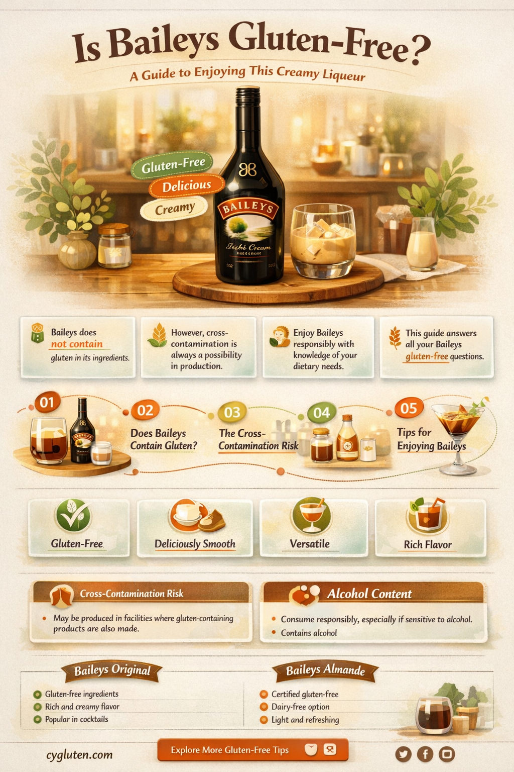 are baileys gluten free
