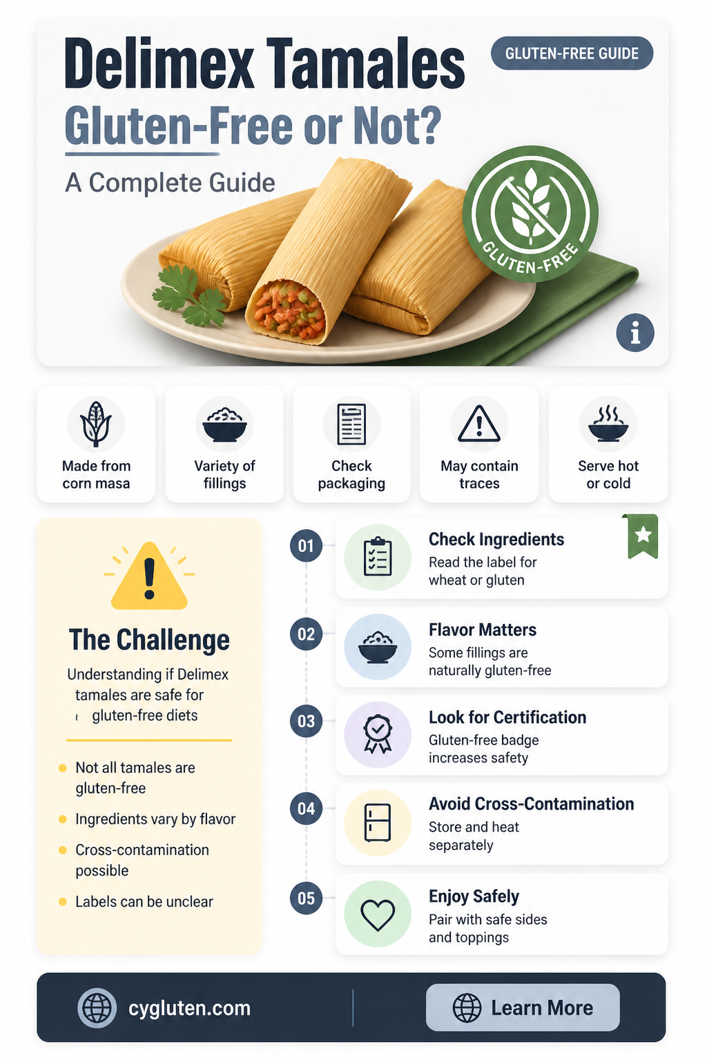 are delimex tamales gluten free