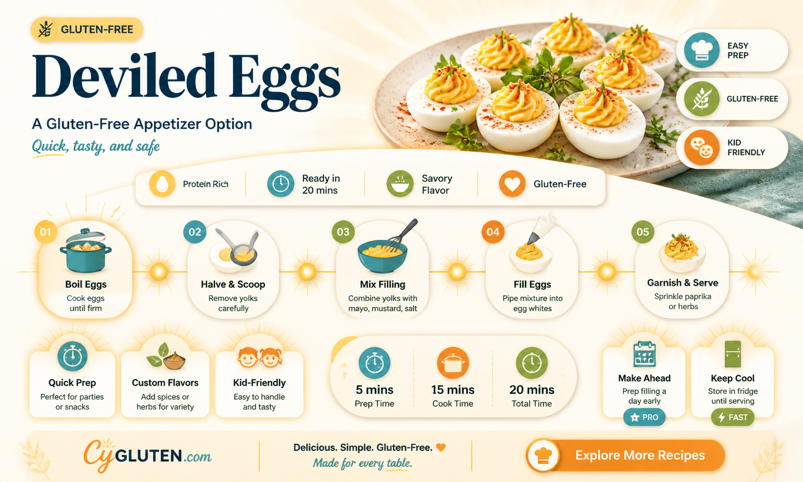 are deviled eggs gluten-free
