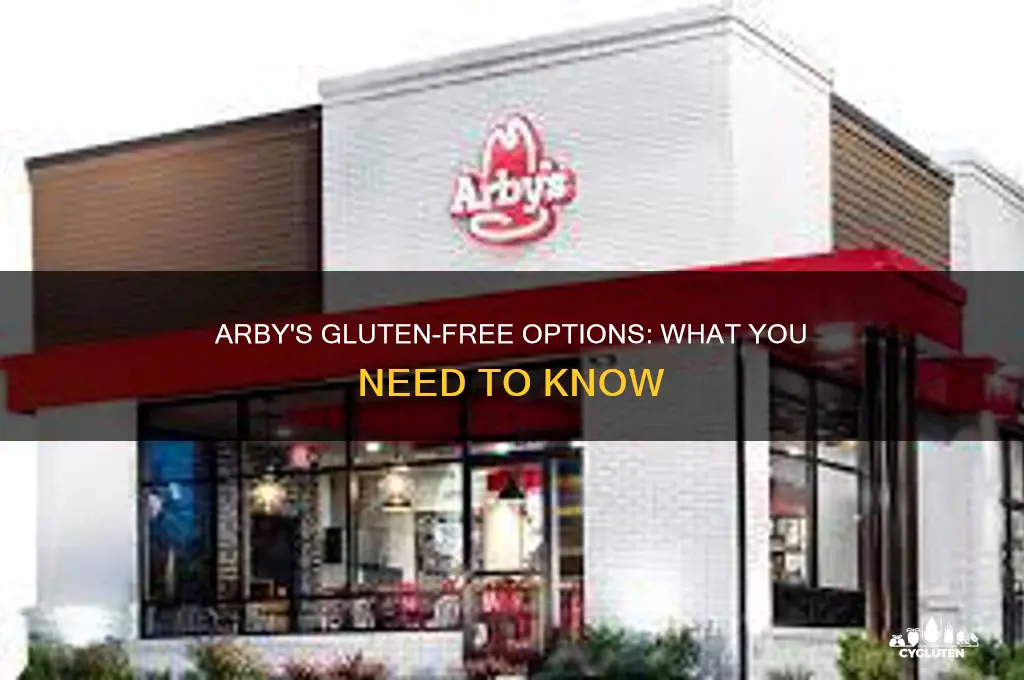 does arbys have gluten free