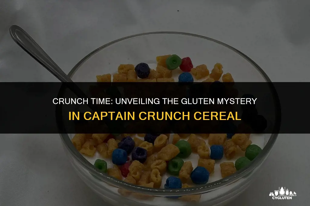 does captain crunch cereal have gluten in it