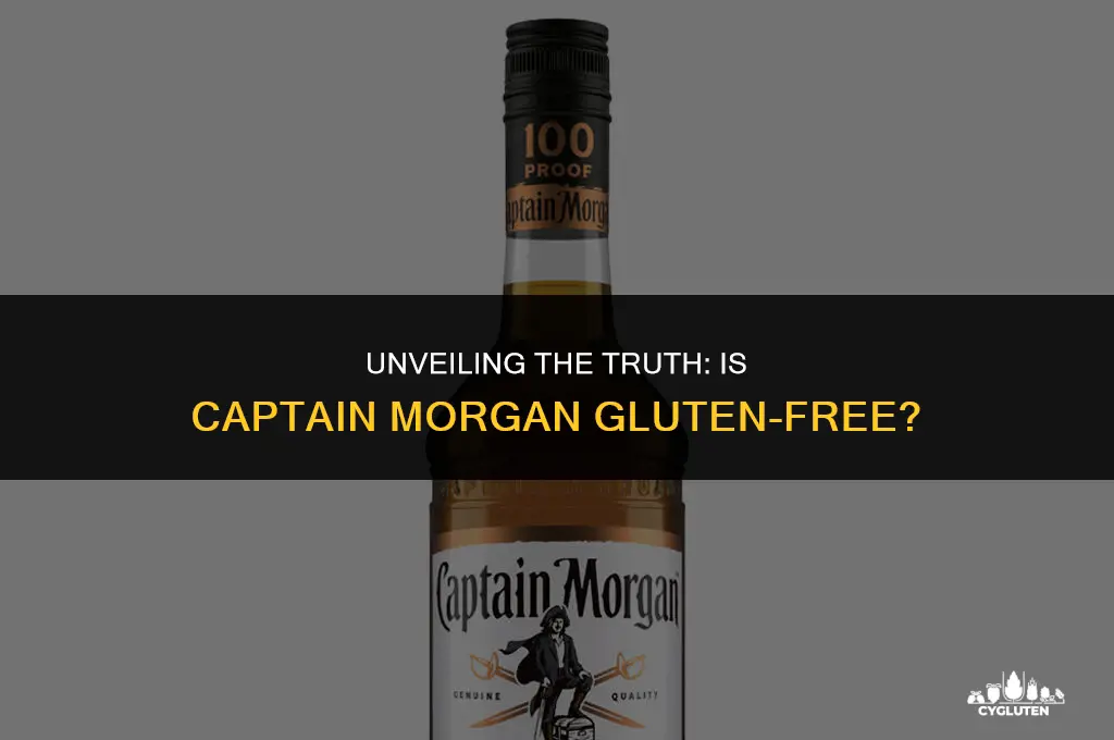 does captain morgan have gluten in it