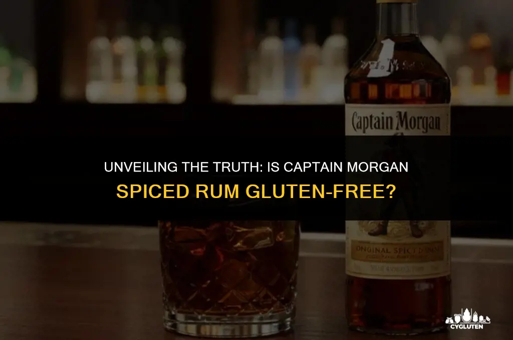does captain morgan spiced rum have gluten