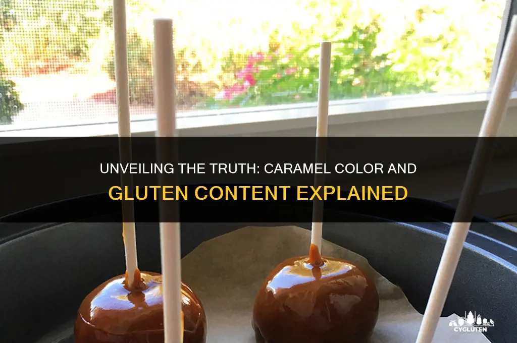 does caramel color have gluten in it