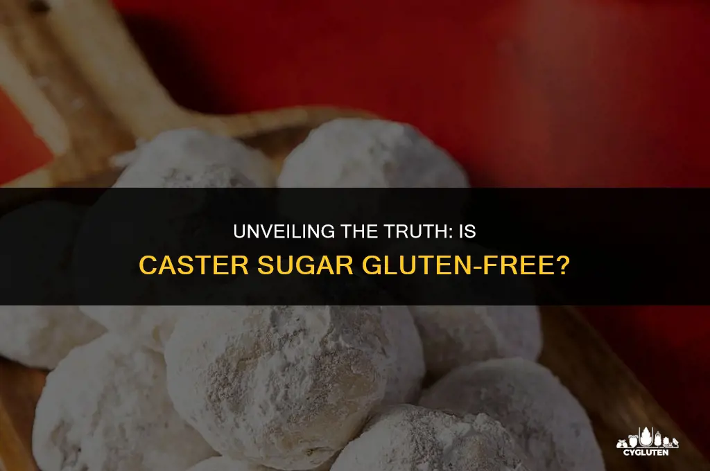does caster sugar have gluten in it