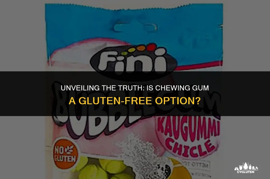 does chewing gum have gluten in it