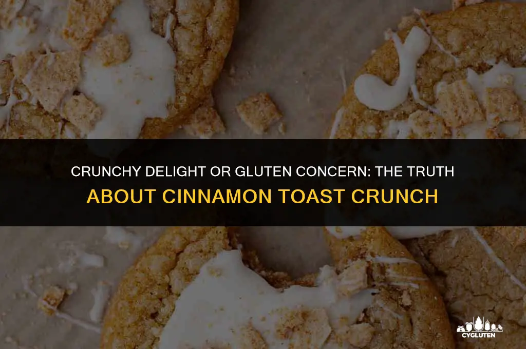 does cinnamon toast cr u nch have gluten