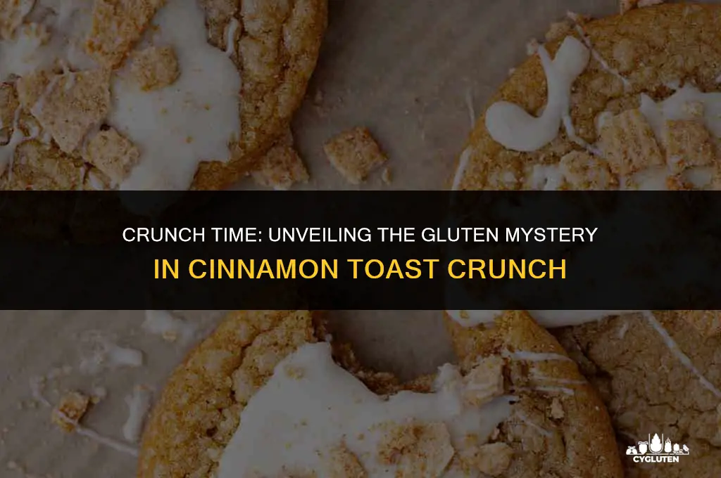 does cinnamon toast crunch cereal have gluten