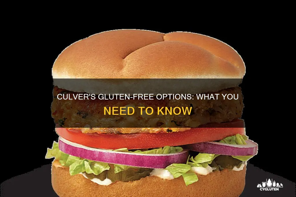does culvers have gluten free