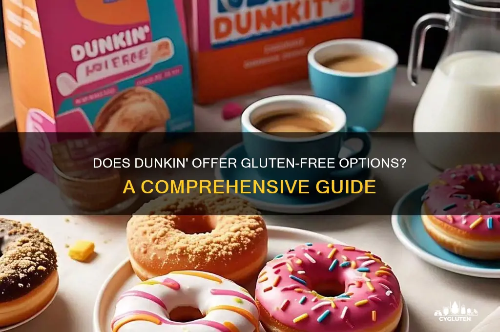 does dunkin have gluten free
