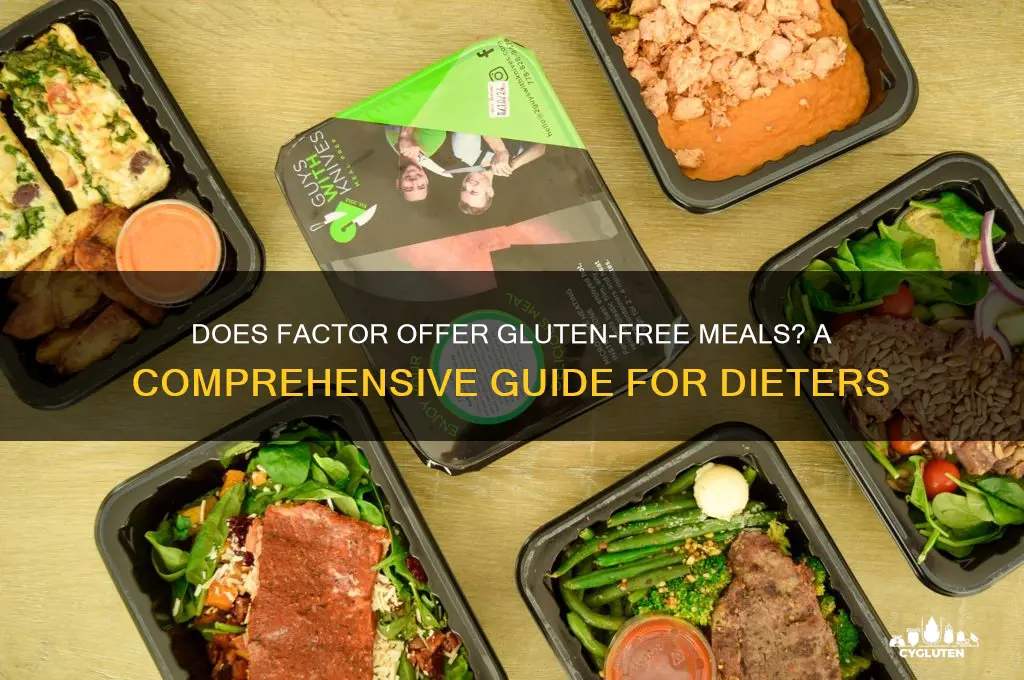 does factor do gluten free