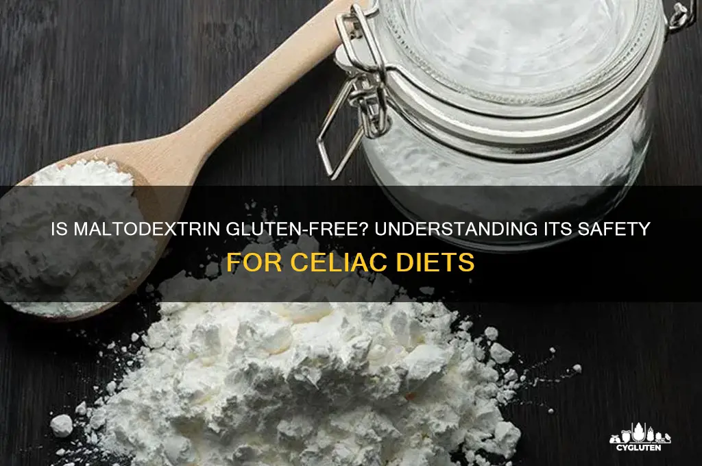 does maltodextrin gluten free