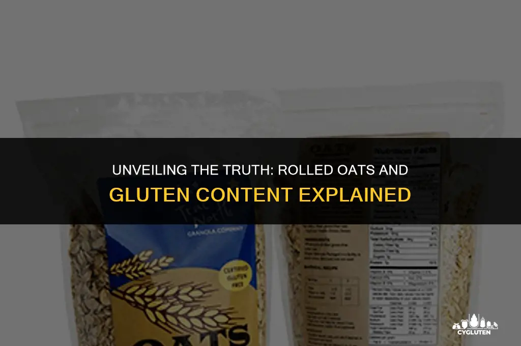 does rolled oats have gluten in it