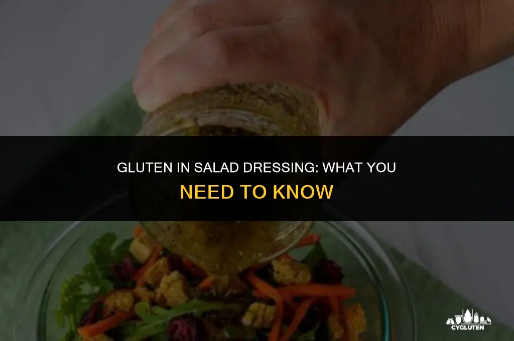 does salad dressing have gluten in it