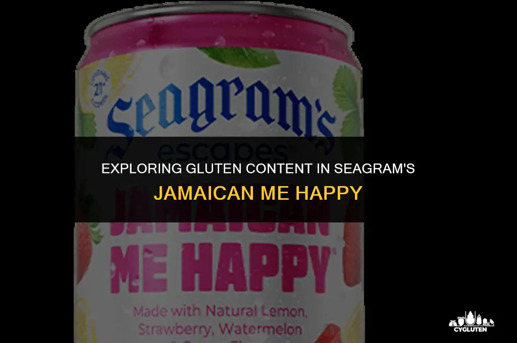 does seagrams jamaican me happy have gluten
