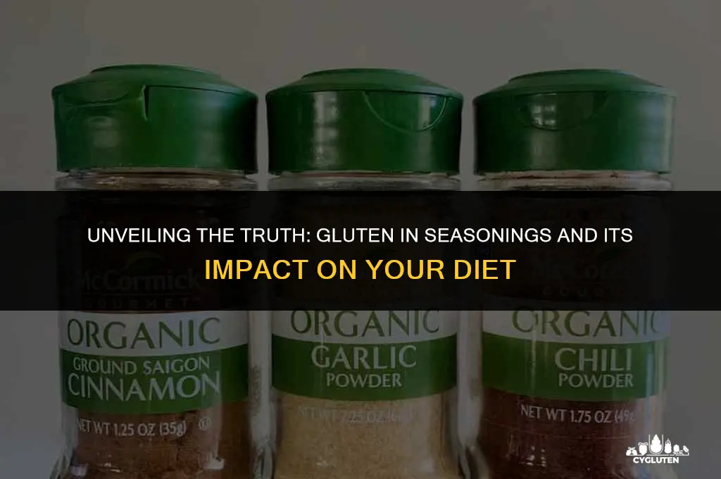 does seasoning typically have gluten in it