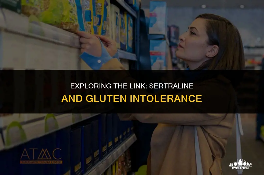 does sertraline cause a rise in gluten intolerance