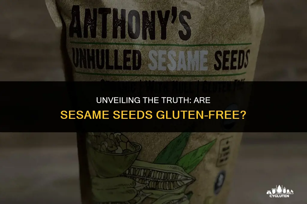 does sesame seeds have gluten in them