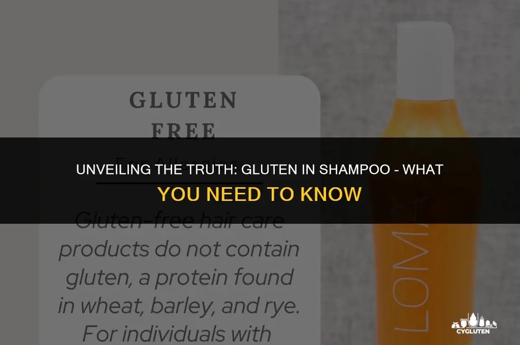 does shampoo ever have gluten in it