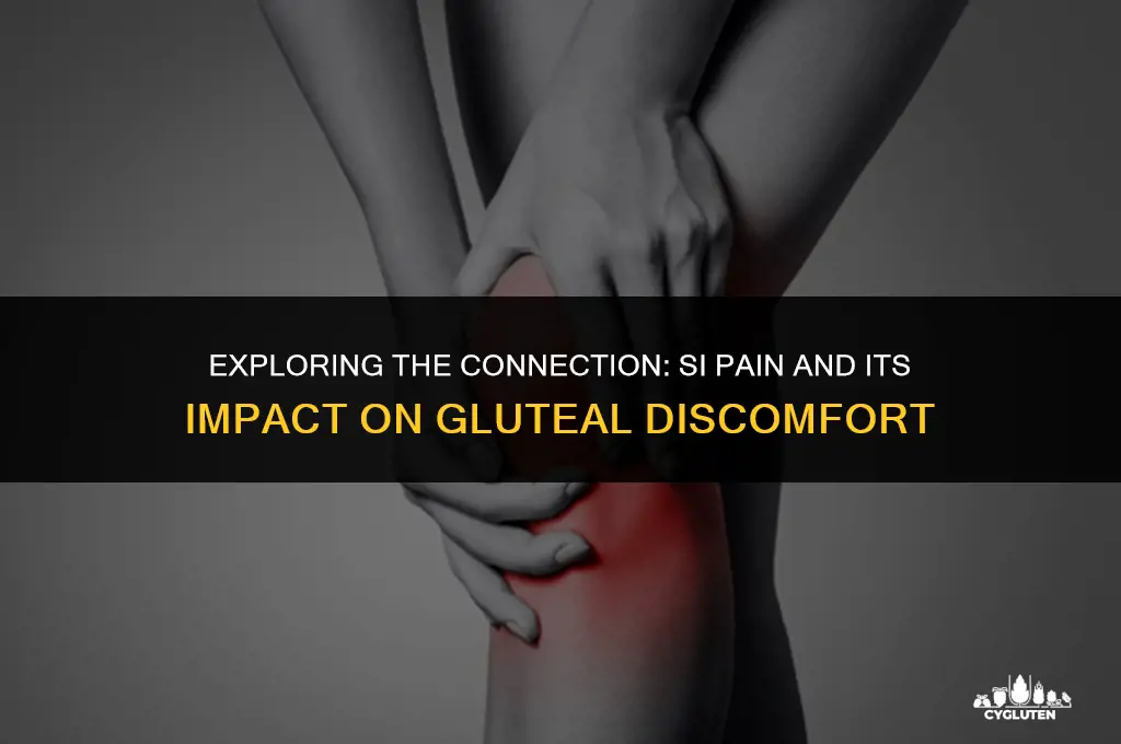 does si pain cause glute pain and burning