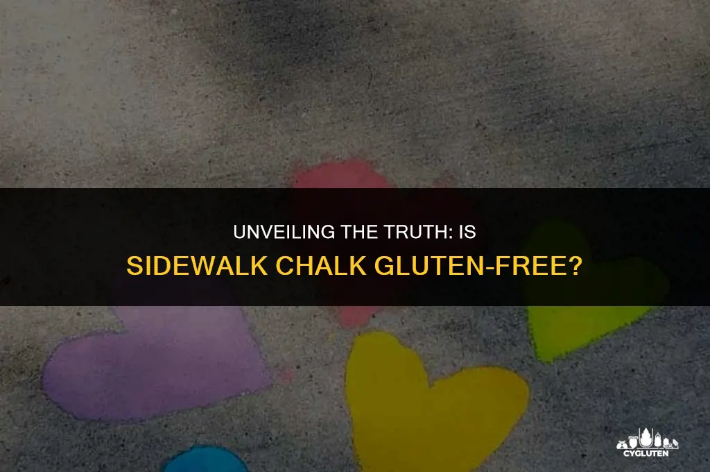 does sidewalk chalk have gluten in it