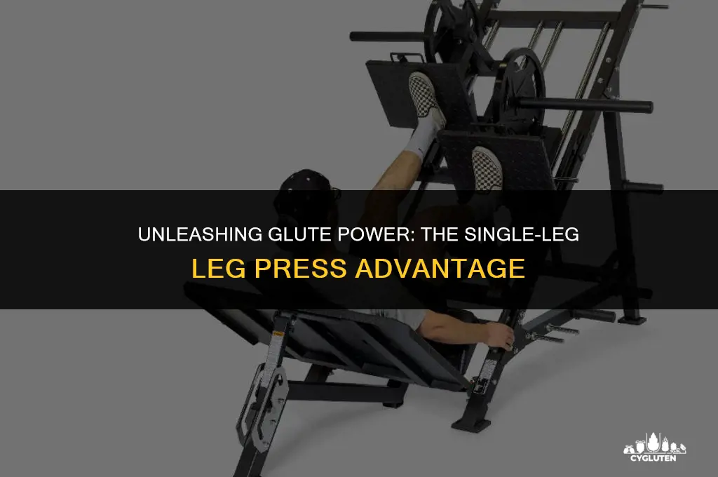 does single leg leg press work glutes