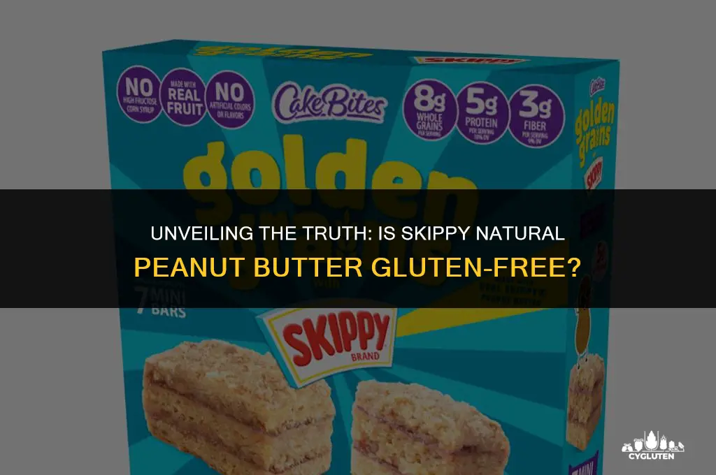 does skippy natural peanut butter have gluten