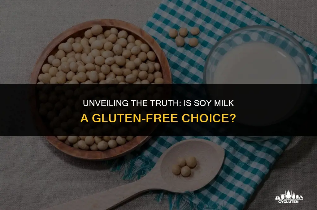 does soy milk have gluten in it