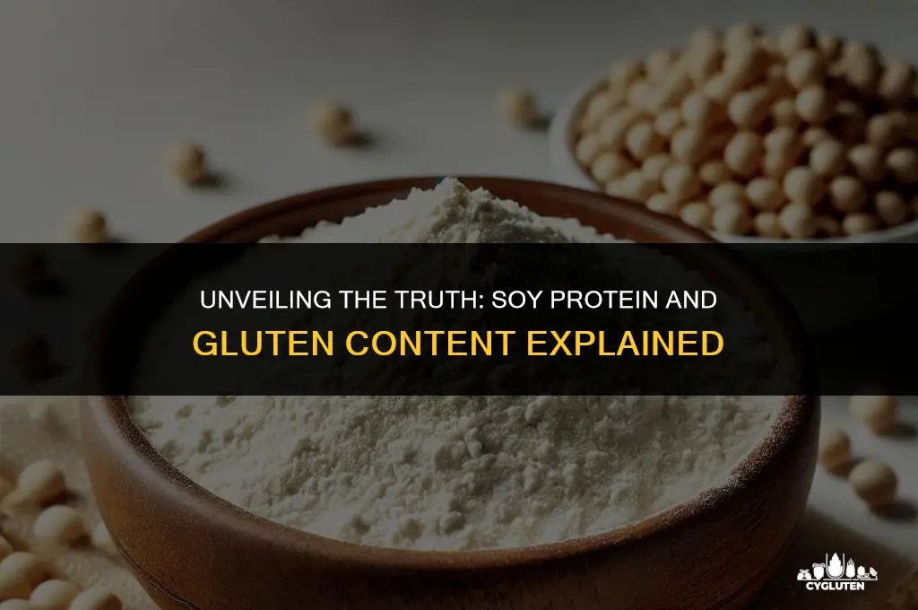 does soy protein have gluten in it